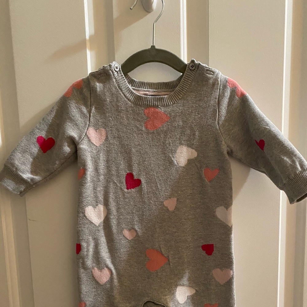 Gap grey sweater onesie